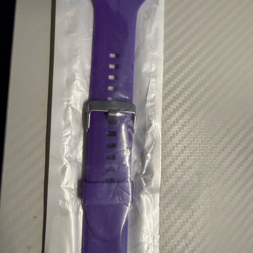 Apple Purple Silicone Smartwatch Band 42mm